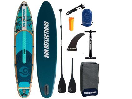 Combo pack nafukovací paddleboard SUN REFLECTIONS M - 10'8''x33''x6''