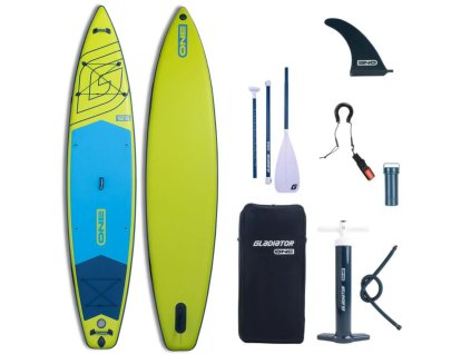 Nafukovací paddleboard Gladiator One Lime 12'6x32x6