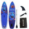 detsky paddleboard sun reflections kids blue